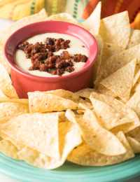 Amazing Queso Blanco Dip Recipe #ASpicyPerspective #cheese #whitequeso