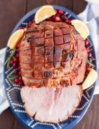 Holiday Baked Ham with Brown Sugar Glaze