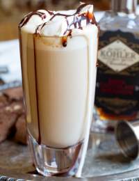 Chocolate Brandy Latte Recipe | ASpicyPerspective.com