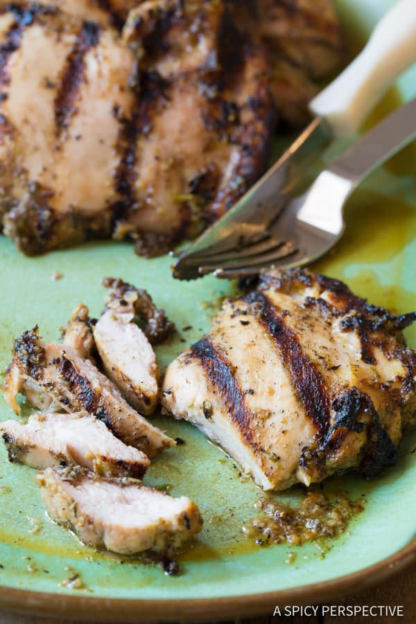 Quick & Healthy Jamaican Jerk Chicken Thighs Recipe | ASpicyPerspective.com
