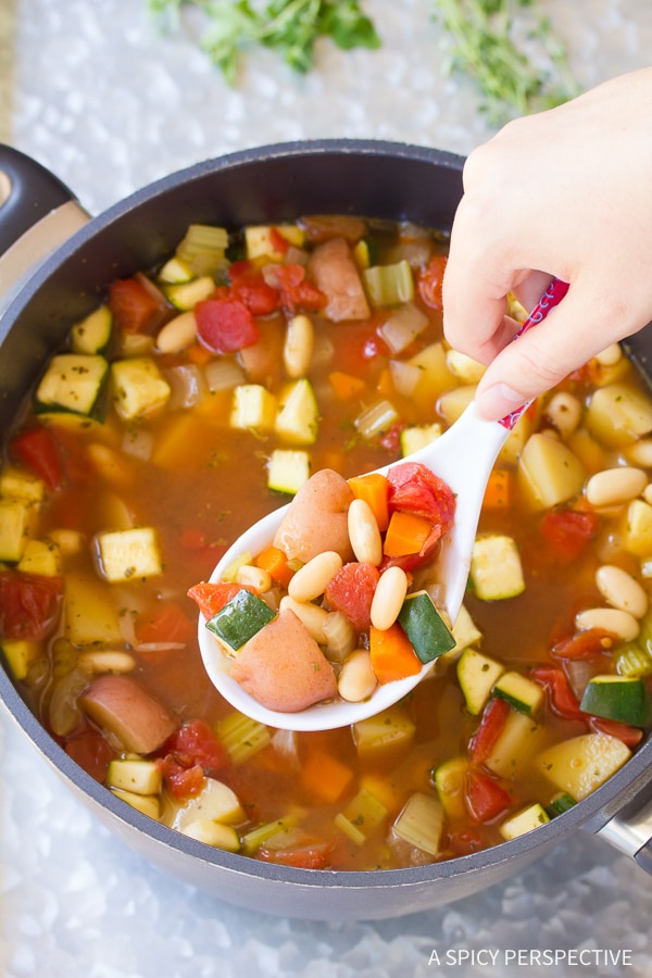 How to Make Healthy Tomato Potato White Bean Soup Recipe